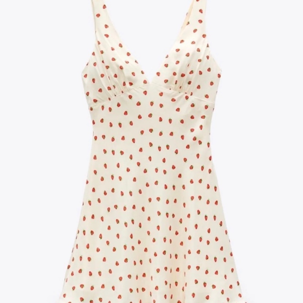 Zara strawberry dress (new !)